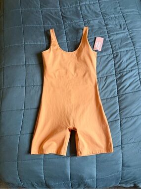 Awoke Vintage Orange Tank One-Piece Unitard size Small